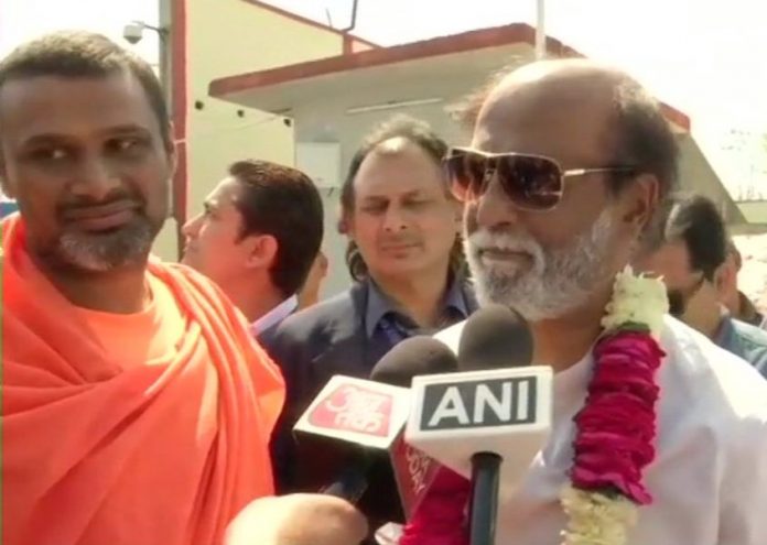 Rajnikanth reached rishikesh