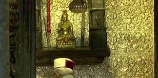 PM modi begins puja in kedarnath