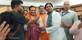 Nishank warm welcome in haridwar